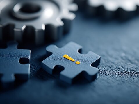 Business integration bottleneck concept symbolizing workflow disruption, operational breakdown, system incompatibility and process failure management