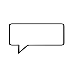 Naklejka premium Speech Bubble Icon Outline