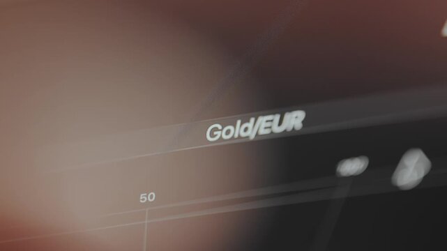 Gold EUR trading pair, Gold traded against the Euro