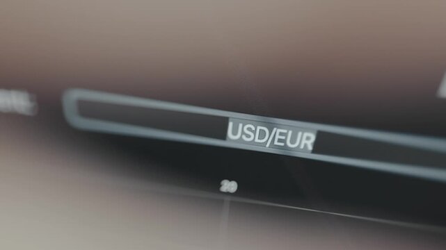 USD to EUR currency pair