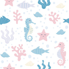 cute underwater pattern
