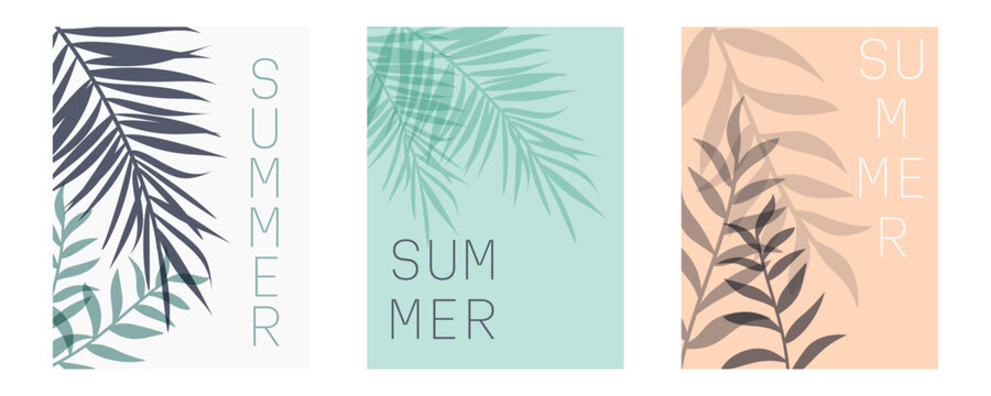 minimalistic summer posters