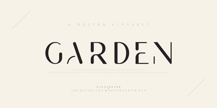 Abstract modern urban alphabet fonts. Typography sport, simple, technology, fashion, digital, future creative logo font. vector illustration