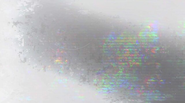 Signal glitch digital screen effect for motion graphics
