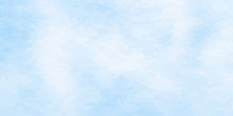 Obraz premium A beautiful, bright blue sky filled with soft white clouds creates a scenic natural wallpaper texture for a sunny summer day