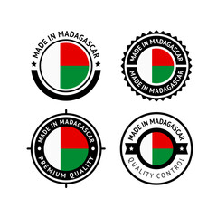 National flag of the Republic of Madagascar