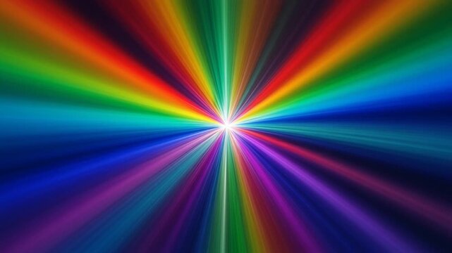 A radiant burst of light illuminating the dark void with intense energy.