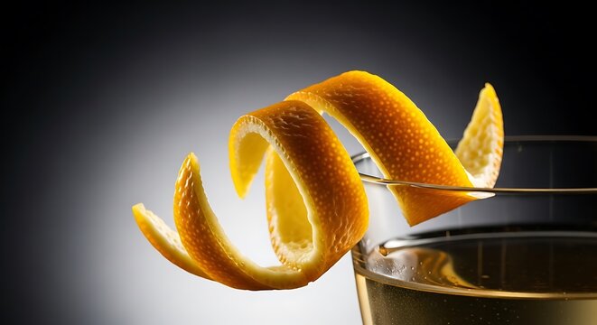 orange twist cocktail garnish