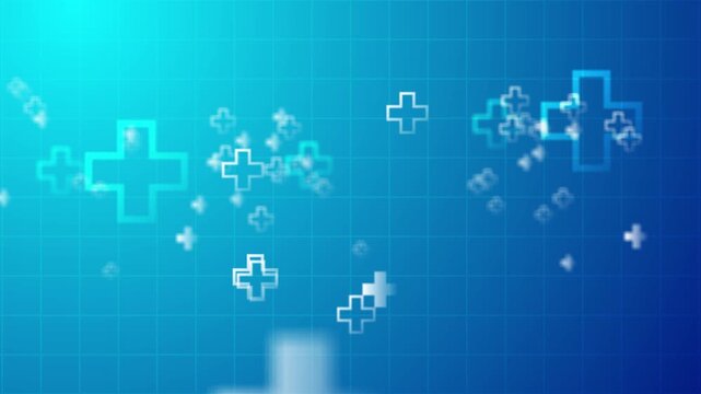 medicina, icone in movimento, scienza, farmaceutica, farmacia, sfondo, icone, icone, croci, scienza