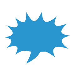 Explosive Communication: A dynamic, eye-catching speech bubble bursts with vibrant color, ready to convey messages and ignite engaging dialogues.