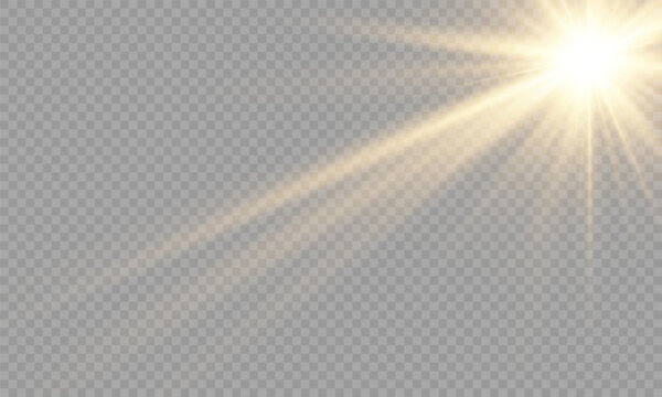 Glow isolated white transparent light effect, sun light with lens flare effect. Sun flush, Overlays, light, Sun, sunrays, transitions, lens flare, light leaks and glare in PNG format. PNG sunlight