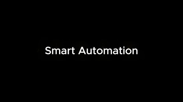 A video showcasing smart automation technology in a modern industrial setting
