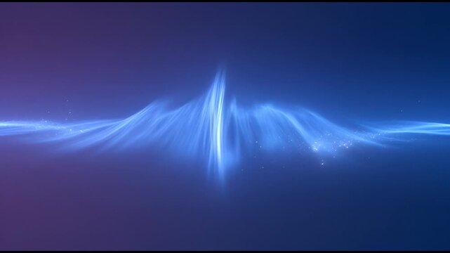 A mesmerizing cosmic phenomenon with a radiant blue light in the dark void of space