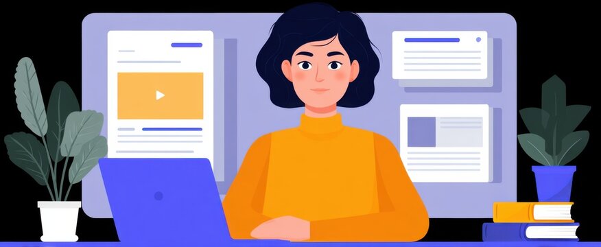 Dive into the e-learning platform ui where video lessons pop like colorful fireworks