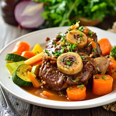 Italien &ndash; Osso Buco mit Gem&uuml;se