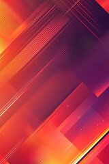 Vibrant abstract background with dynamic red orange and purple geometric shapes and textures creating a modern visual effect