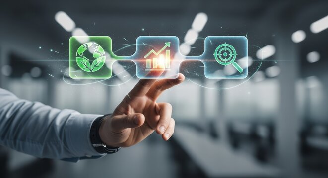 Sustainable finance interface tracking the allocation of proceeds from green bonds to specific environmental projects