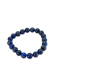 Obraz premium ラピスラズリ ブレスレット 背景透過 マクロ撮影