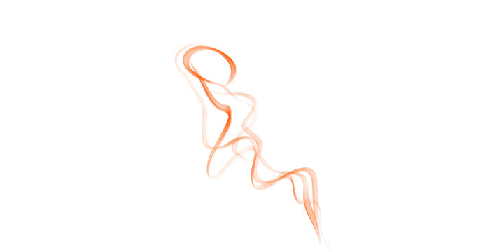 Orange smoke swirls abstract background ethereal wisps dark backdrop elegant motion digital art graphic design element