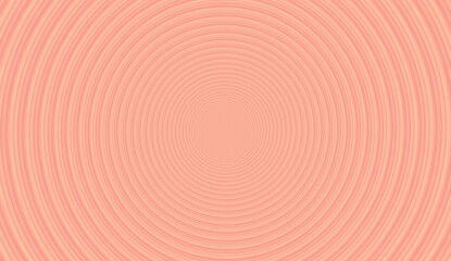 Soft coral pink concentric circle pattern background with subtle textured ripple