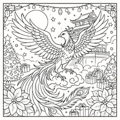 Fototapeta premium vector illustration of an eagle