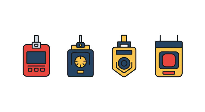 Security Token Line minimal abstract style