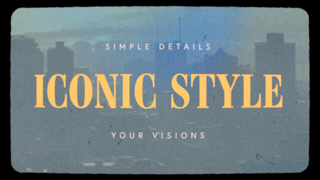 Present Nostalgia Title Cards