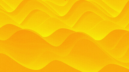 Fototapeta premium layered wavy pattern in bright shades of yellow and orange