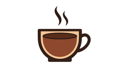 Obraz premium hot coffee cup icon