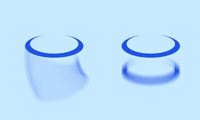 set of water drops, blue water drop