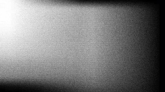 Flash burst light transition featuring vintage film grain texture effect
