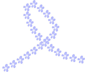 Lovely Colorful Flowers Elements Decoration