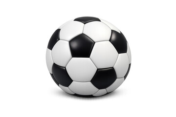 Fototapeta premium Minimalist soccer ball icon for sports design and decor