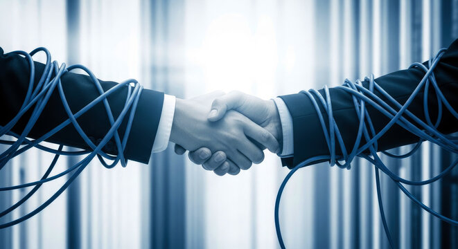 Business partnership with complicated ties and agreements