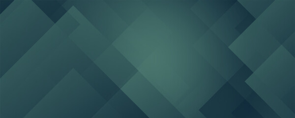 Obraz premium Abstract Dark Teal Geometric Background with Overlapping Diamond Layer Patterns. vector illustration