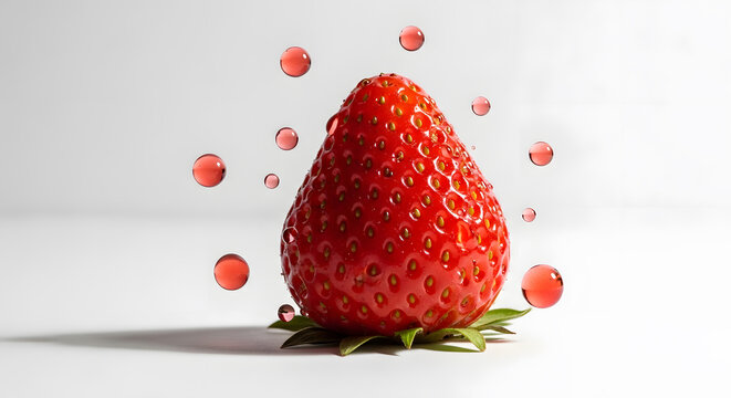 Morango realista surreal 4k