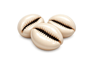Obraz premium Elegant cowrie shell adornments for jewelry and decoration design