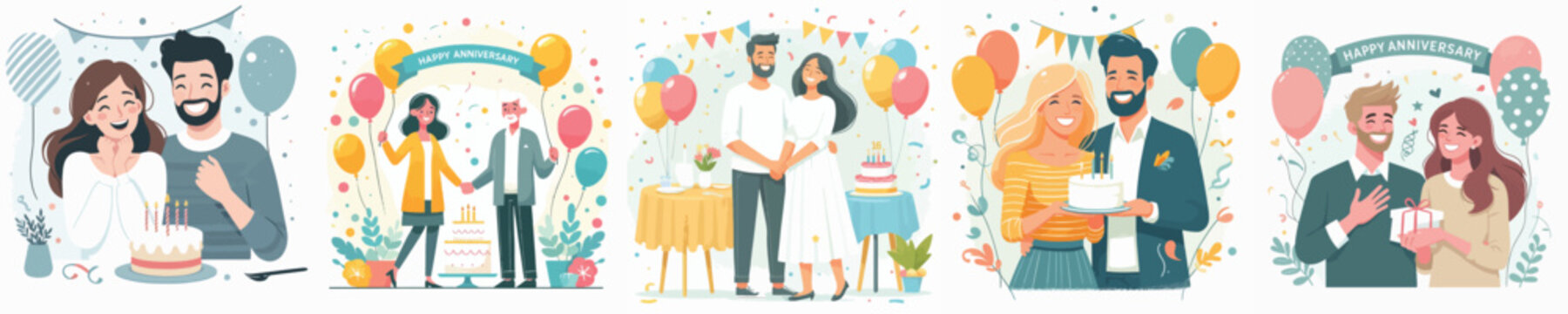 Cartoon Wedding Anniversary Images – Browse 106,263 Stock Photos ...