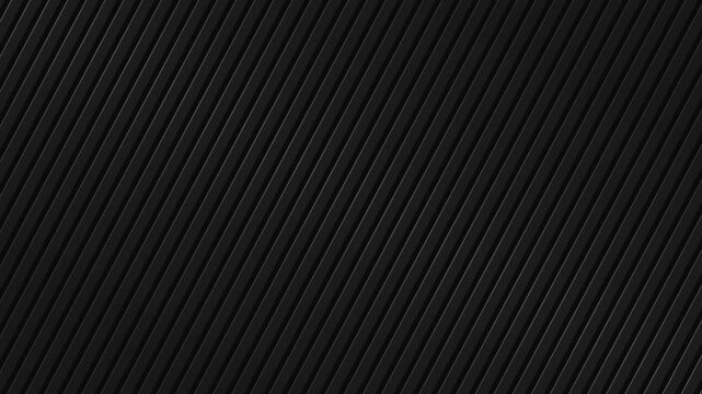 Abstract black diagonal stripes background, minimal clean striped shape loop animation, simple elegant luxury geometry pattern design motion graphic, modern seamless business presentation backdrop