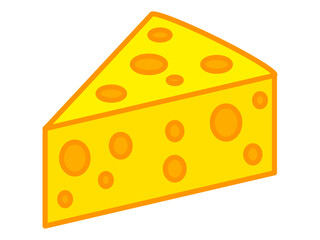 美味しそうなチーズのイラスト素材