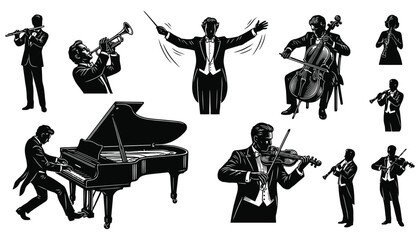 Classical Orchestra Musicians Collection © 777SKYLABS