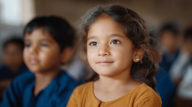 Young children learning about their cultural heritage and identity through traditional storytelling session, perfect for children cultural rights, identity preservation, heritage education, youth