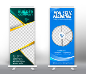 Company x stand banner design