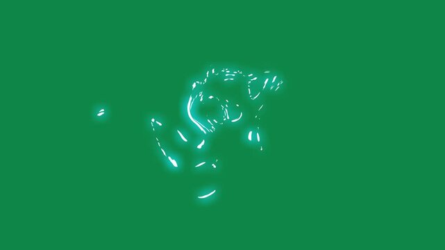 Lightning energy cartoon thunderstorm, lightning power overlay, glowing doodle burst on green screen, shining flash explosions, 2D  FX lightning storm animation, white light force effect. 4k video