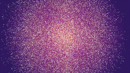 Fototapeta premium gold particles abstract background with shining golden Floating Dust Particles Flare Bokeh star on Black Background in Slow Motion. Futuristic glittering fly movement flickering loop in space. 