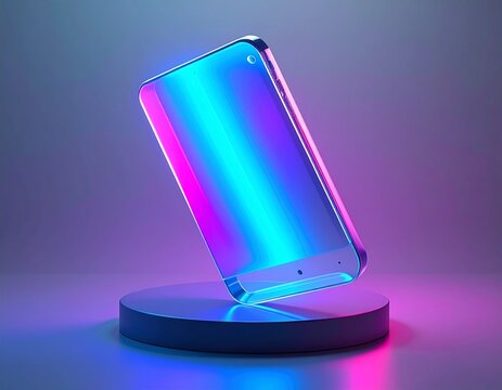 Holografischer Musikplayer &ndash; Schwebende Klangvisualisierung mit nahtlosem Lichtverlauf
