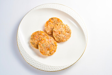 Salmon fish cakes, a delicious snack