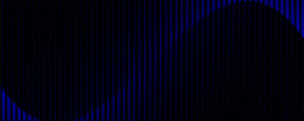 A visually striking abstract composition featuring luminous vertical lines in a vibrant blue hue against a deep, dark background, evoking a sense of advanced technology and digital. © Fiki