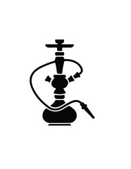 hookah isolated on white background