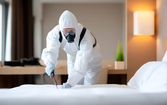 Efficient Bed Bug Removal in Humid Hotel Room During Nighttime Procedures